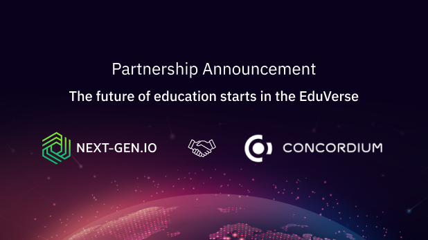 Concordium enters partnership with Next-Gen launching the world’s first EduVerse!